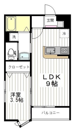 黒松駅 徒歩7分 1階の物件間取画像